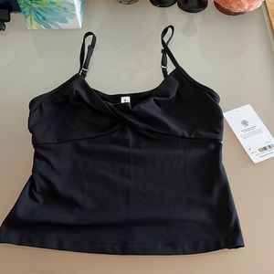 Athleta Power Vita Twist Cami Black Size M NWT New with Tags